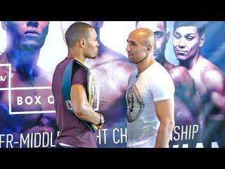 Chris Eubank Jr vs Arthur Abraham FACE OFF At Final Press Conference