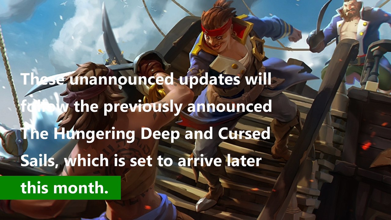 Sea of thieves major updates  Twitch prime giving free games and Pubg pc update