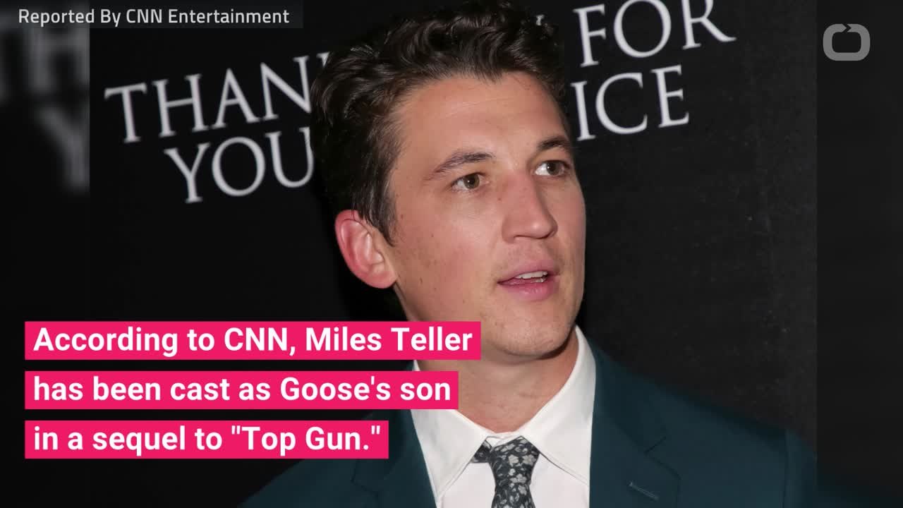 "Top Gun" Sequel Casts Miles Teller As Goose's Son