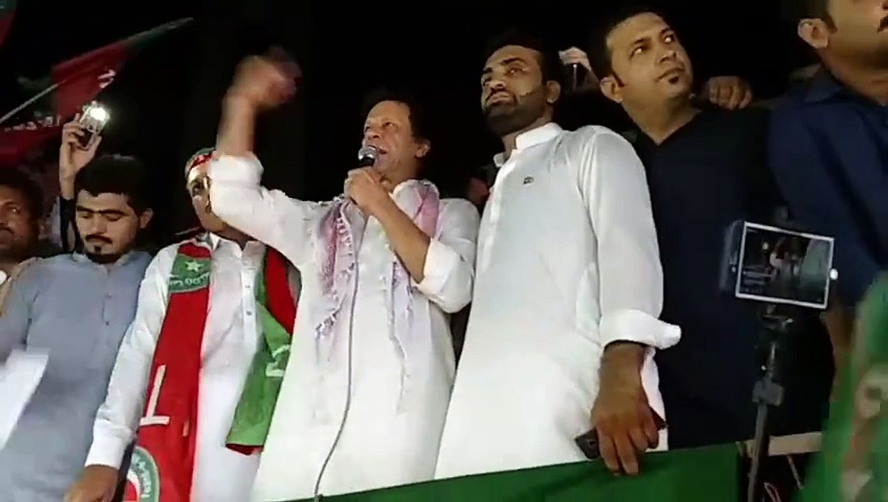 Imran Khan's Speech at Bacha Khan Chowk Banaras NA-250