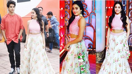 Jhanvi Kapoor chooses Traditional Dress for Dhadak Promotion on India's Best Dramebaaz | FilmiBeat