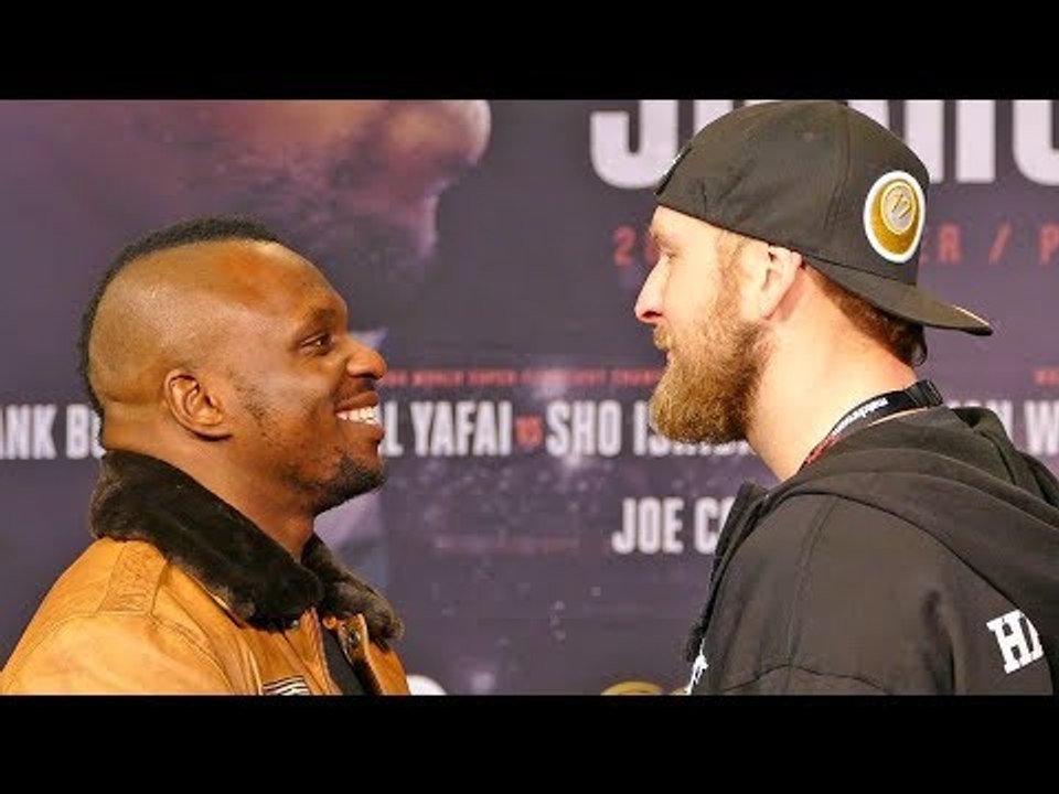 DILLIAN WHYTE vs ROBERT HELENIUS | SMILES CONFIDENTLY AT HELENIUS