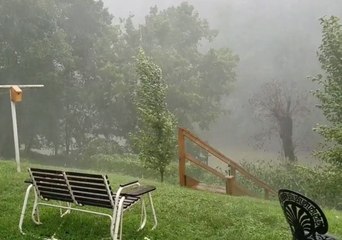 Power Cut Hits Dowtown Paintsville, Kentucky, After Severe Storm