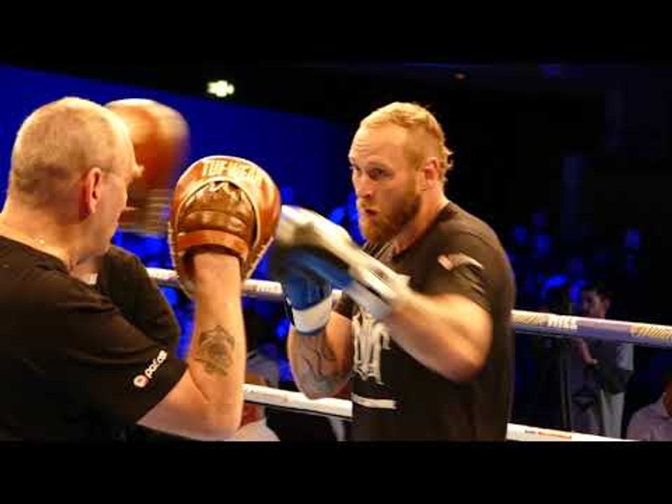 Robert Helenius Full Workout Ahead of Facing Dillian Whyte In The Ring This Saturday