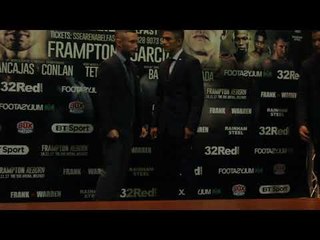 REBORN FINAL PRESS CONFERENCE-FRAMPTON VS GARCIA FACE OFF