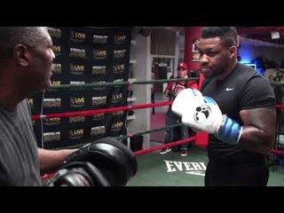 Big Baby Miller BANGS MITT WORKOUT vs Mariusz Wach