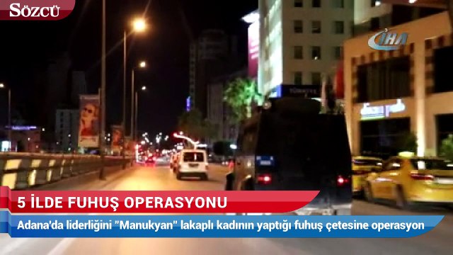 5 ilde fuhuş operasyonu