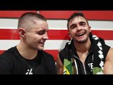 Anthony Yigit gatecrashes Joe Hughes' interview!