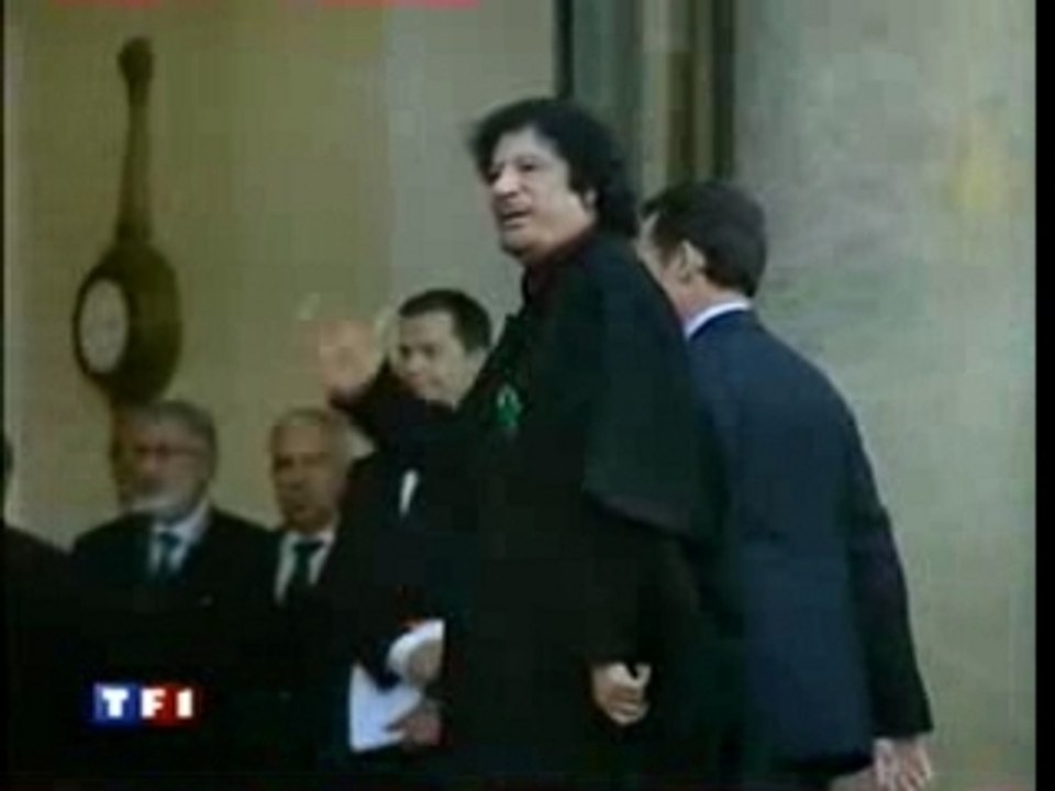 Visite Kadhafi Paris 2008