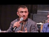 Vasyl Lomachenko POST FIGHT PRESS CONFERENCE | vs Guillermo Rigondeaux