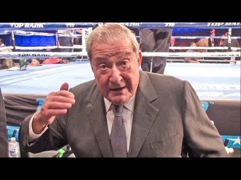 Bob Arum POST FIGHT REACTION Vasyl Lomachenko vs Guillermo Rigondeaux