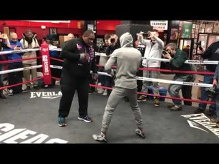Lamont Peterson MITT WORKOUT vs Errol Spence