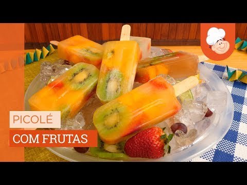 Picolé com frutas — Receitas TudoGostoso