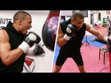 EXCLUSIVE Chris Eubank Jr INSANE SPEED on Punch Bag | WORKOUT AHEAD OF GROVES FIGHT