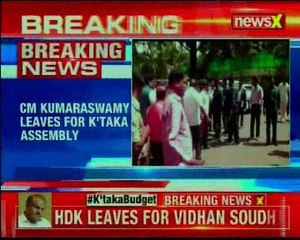 CM HD Kumaraswamy leaves for Karnataka assembly; to present budget shortly