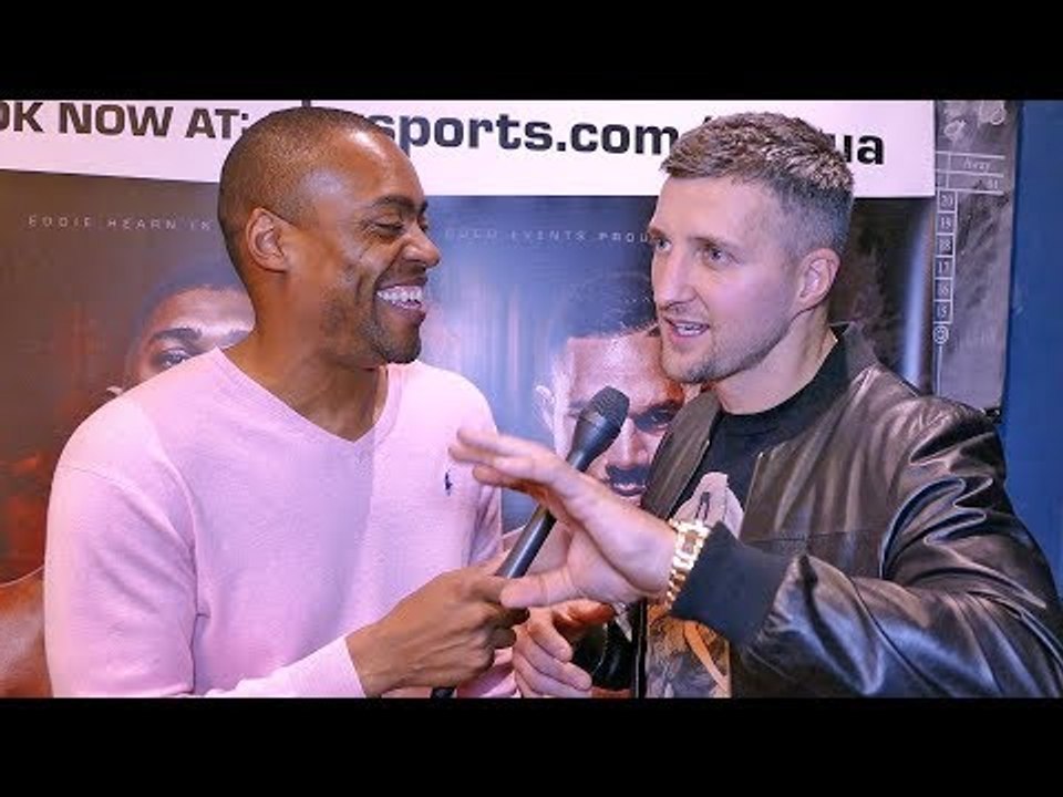 CARL FROCH: Deontay Wilder has Anthony Joshua SWEATING!