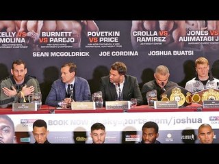 Anthony Joshua vs Joseph Parker UNDERCARD PRESS CONFERENCE