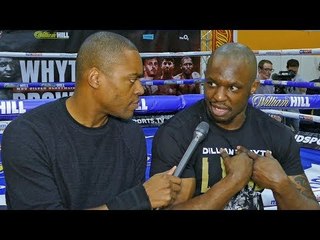 Dillian Whyte: Anthony Joshua WE NEED EACH OTHER! Like Muhammad Ali & Joe Frazier