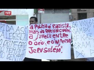 Protesto contra violência policial e preconceito racial