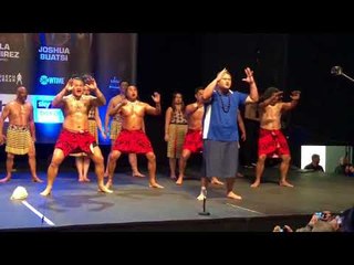 Joseph Parker AMAZING ENTRANCE! vs Anthony Joshua - Weigh In