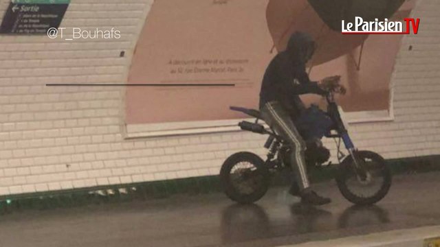 Moto, scooter, rollers : on voit de tout dans le métro
