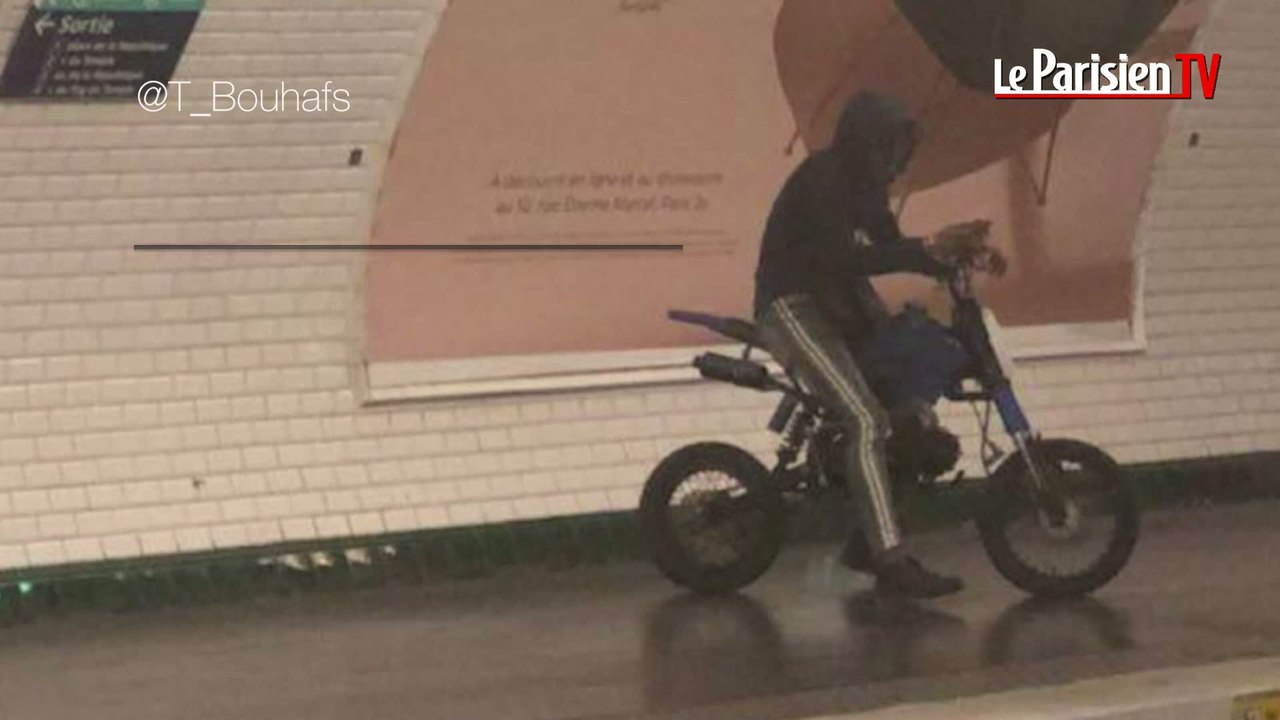 Moto, scooter, rollers : on voit de tout dans le métro