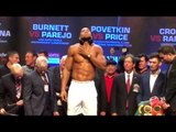 Anthony Joshua vs Joseph Parker WEIGH IN!