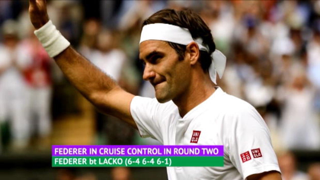 تنس: بطولة ويمبلدون: اليوم الثالث: تأهّل فيديرر وسيرينا ويليامز وسقوط فوزنياكي