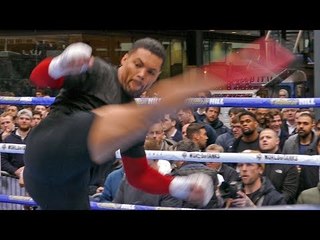 Joe Joyce Ends His Workout With KARATE KICK & SOMERSAULT