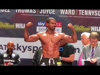 David Haye vs Tony Bellew - WEIGH IN