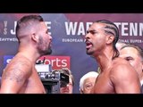 HEATED!! David Haye vs Tony Bellew FINAL FACE OFF at Weigh In | The Rematch