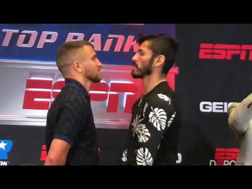 Vasyl Lomachenko vs Jorge Linares FACE OFF!