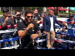 Jorge Linares NEW YORK WORKOUT vs Vasyl Lomachenko