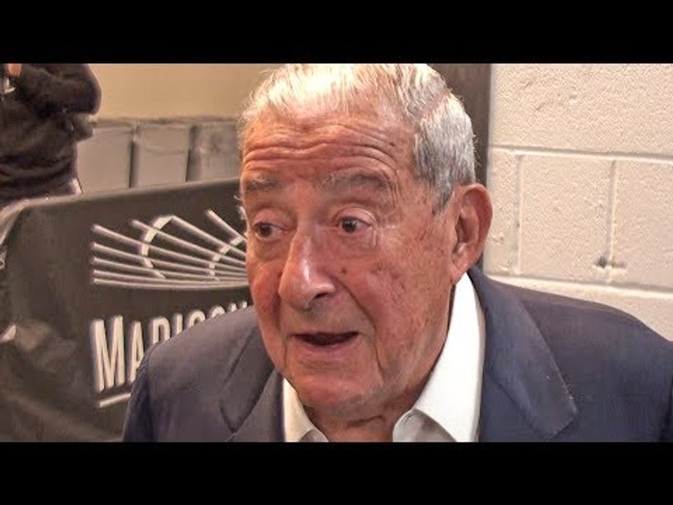 Bob Arum REACTION Vasyl Lomachenko TKO WIN vs Jorge Linares