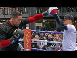 Heavyweight Boxer Joe Joyce Shows Off On The Pads | Bellew vs Haye 2 - Undercard