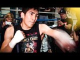 Leo Santa Cruz COMPLETE Workout & Interview! vs Abner Mares