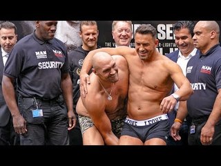 LOL!! Tyson Fury vs. Sefer Seferi Final FACE OFF @WEIGH IN