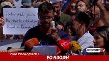 Report TV - Protesta/ Neritan Liçaj: Pr.ligji për Teatrin në shkelje të Kushtetutës