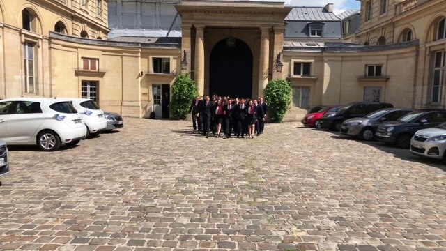 L'Equipe de France des métiers Euroskills reçue par Muriel Pénicaud