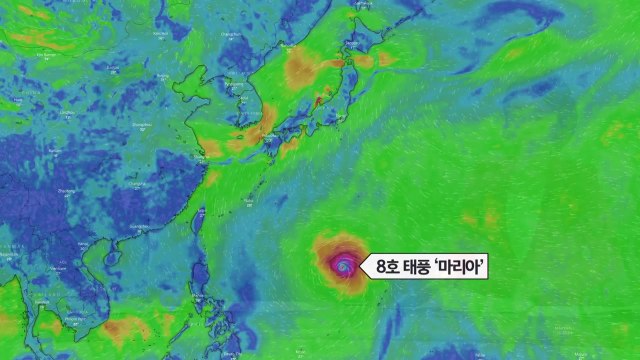[날씨] 8호 태풍 '마리아' 북상...한반도 영향은 유동적 / YTN