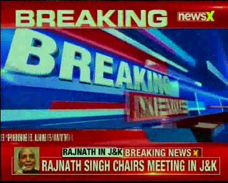 Home Minister Rajnath Singh chairs security review meet in Srinagar