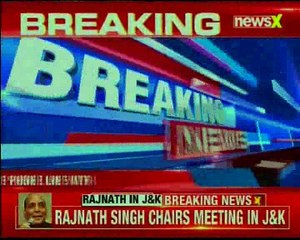 Home Minister Rajnath Singh chairs security review meet in Srinagar