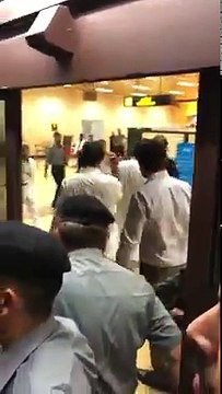 Air hostess And Airport Security Asking For Selfies From Imran Khan