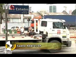 Queda de ponte em Santo André - Rede TVT
