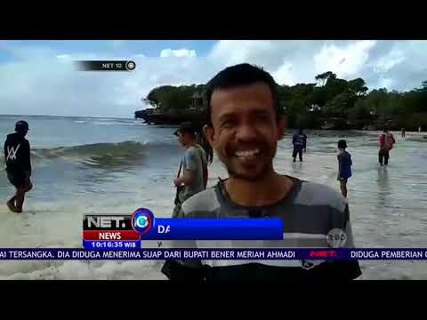 Warga Cari Uang yang Hanyut ke Pantai - NET 10