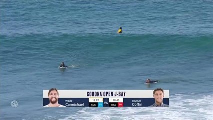 Adrénaline - Surf : Les meilleurs moments du quart de finale entre C. Coffin et W. Carmichael