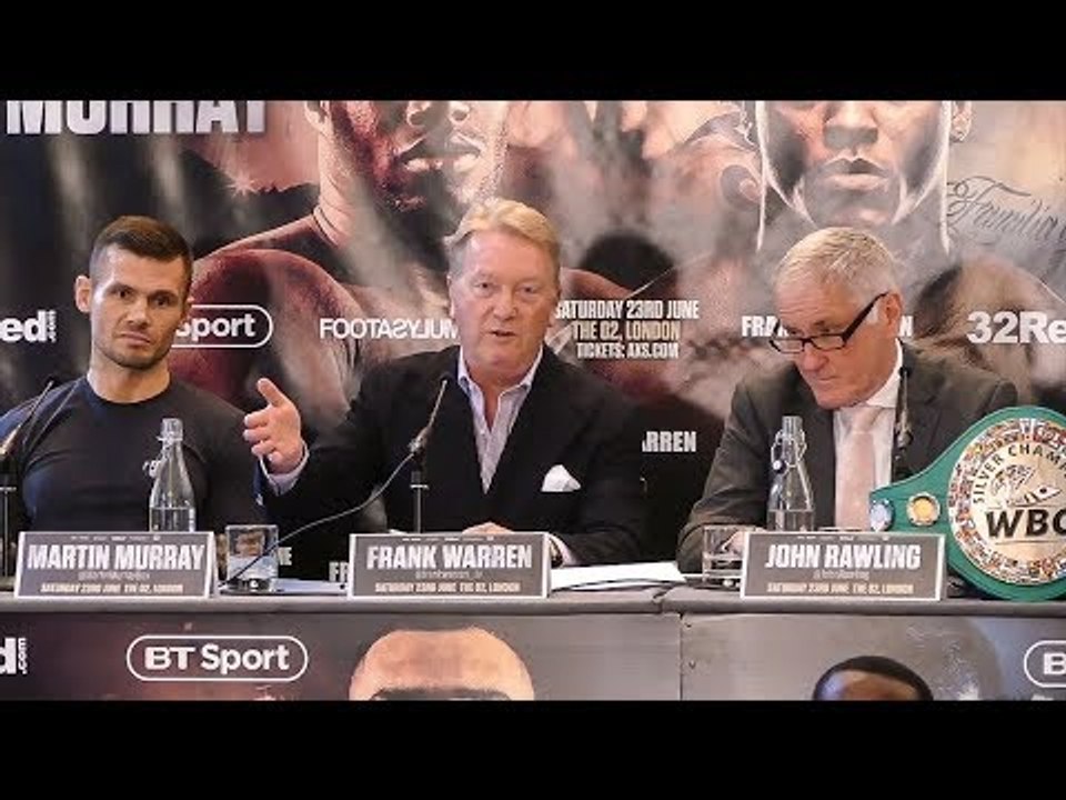 Murray v Garcia FIERY Press Conference - Boxing