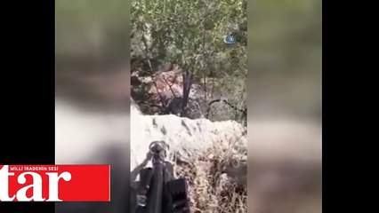 Gabar Dağı’nda 5 teröristin etkisiz hale getirildiği operasyon anı