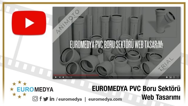 EUROMEDYA PVC Boru Sektorü Web Tasarımı