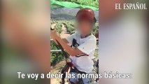 Un monitor asusta a un niño antes de tirarse por la tirolina